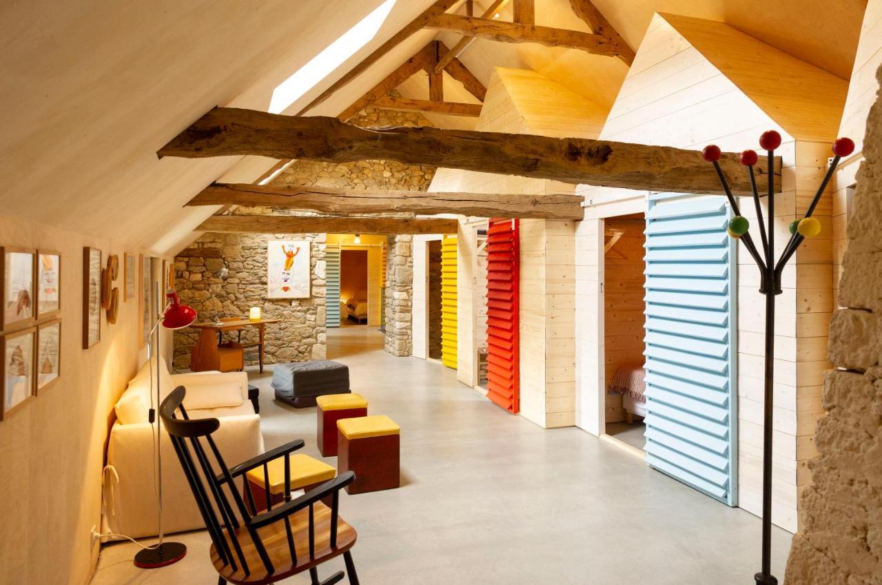 La Ferme Du Golf, Gite Atypique Et Artistique Лансьё Экстерьер фото