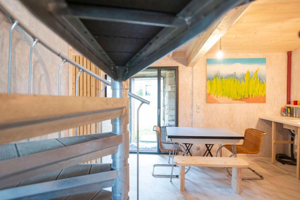 La Ferme Du Golf, Gite Atypique Et Artistique Лансьё Экстерьер фото